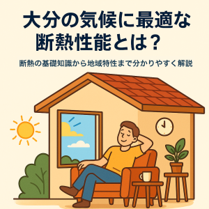 大分の気候に最適な断熱性能とは？ZEH基準を超えるLive Sumaiの住まい
