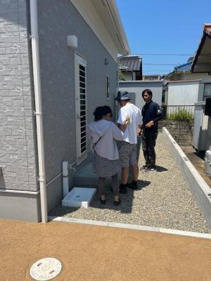 ナッチャンはもうお家の中に・・