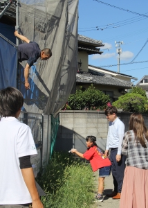処暑の上棟式。