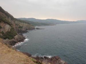 穏やかな龍宮の潮吹き