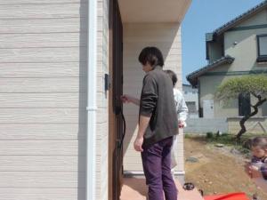 玄関の鍵のお引渡し